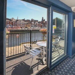 Riverside view from the Queen's Hotel Lounge - image 2